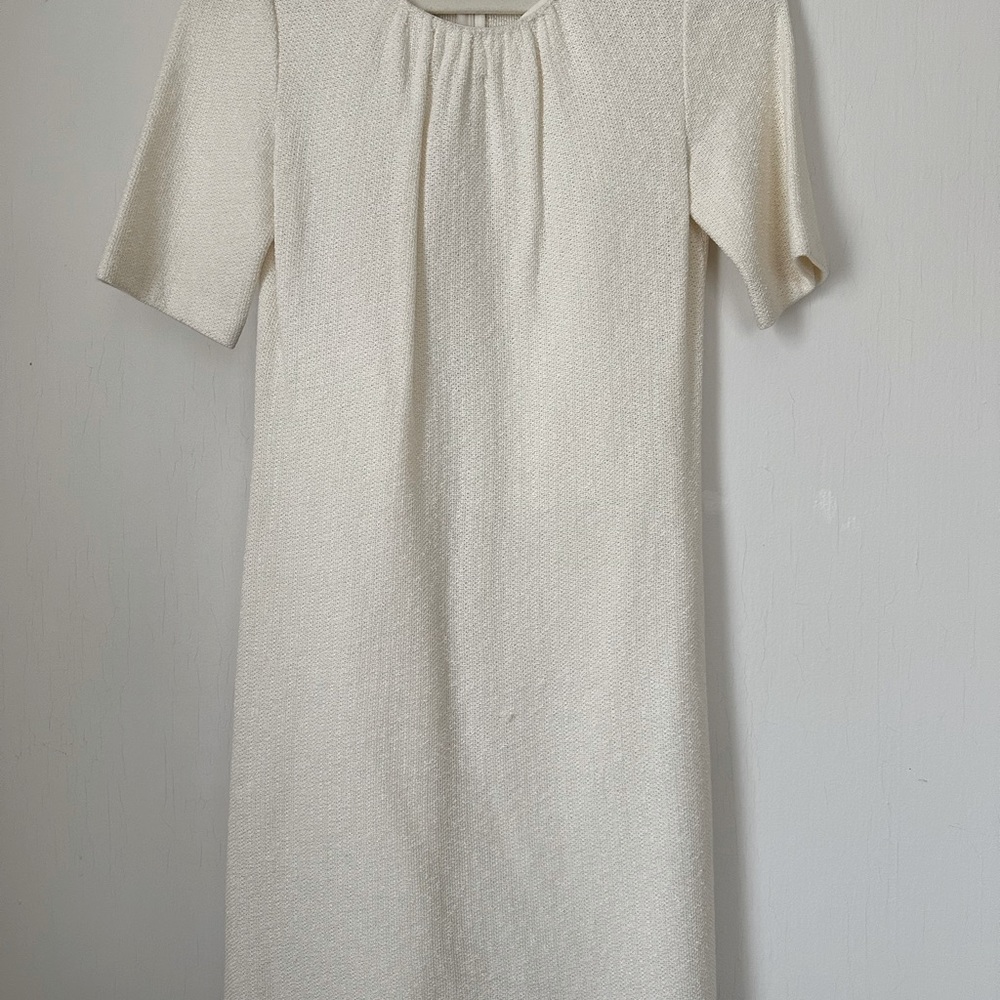 St John White Dress Size 0